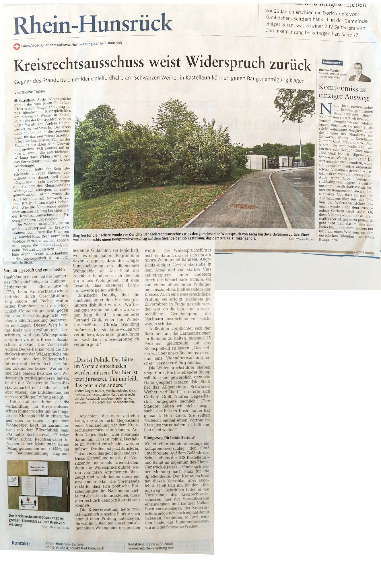 Einspruch zurueckgewiesend